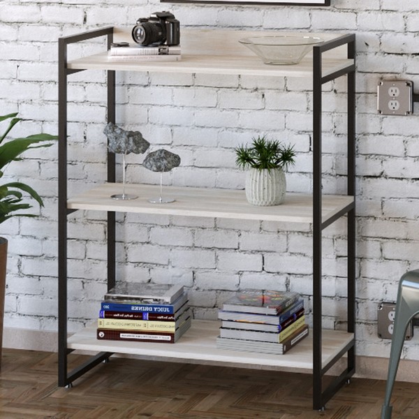 Estante para Livros 3 Prateleiras Snow 8390 - Compace