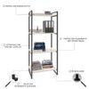 Estante para Livros 4 Prateleiras Snow 8391 - Compace