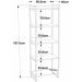 Estante para Livros 5 Prateleiras Snow 8393  - Compace