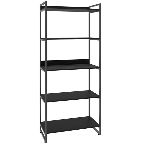 Estante para Livros 5 Prateleiras ônix 8394 - Compace