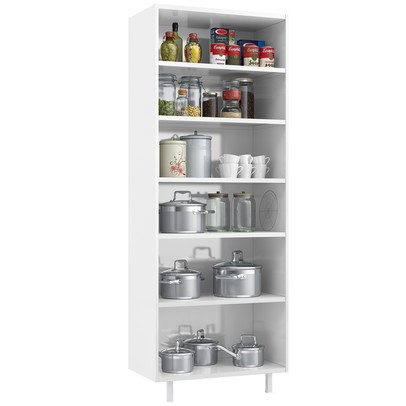 Paneleiros Star New 6 Portas com Vidro Branco - Telasul