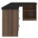 Mesa para Escritório Mali 3 Gavetas Preto/Ipê - Artany