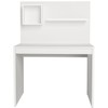 Mesa Escrivaninha First 1 Gaveta Branco - Artany
