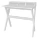 Mesa Escrivaninha Itália 3 Nichos Branco - Artany