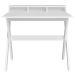 Mesa Escrivaninha Itália 3 Nichos Branco - Artany
