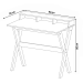 Mesa Escrivaninha Itália 3 Nichos Branco - Artany