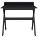 Mesa Escrivaninha Itália 3 Nichos Preto - Artany