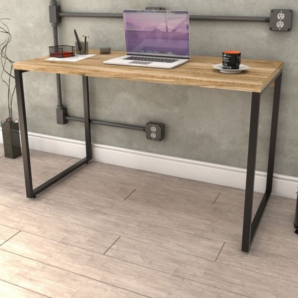 Mesa Escrivaninha Office Kuadra Carvalho 8395 - Compace