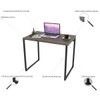 Mesa Escrivaninha Office Kuadra Carvalho Dark 8395 - Compace