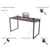 Mesa para Escritório Office Kuadra Nogal 8397 - Compace