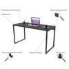 Mesa para Escritório Office Kuadra ônix 8397 - Compace