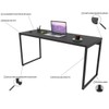 Mesa para Escritório Kuadra ônix 139 - Compace