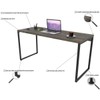 Mesa para Escritório Kuadra Carvalho Dark 141 - Compace