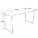 Mesa para Escritório Kuadra Carvalho Dark 141 - Compace