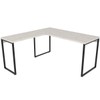 Mesa para Escritório Angular Kuadra Snow - Compace