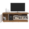Rack para TV Até 70 Polegadas Tijuca 1 Porta Natura Real/Off White - Colibri Móveis