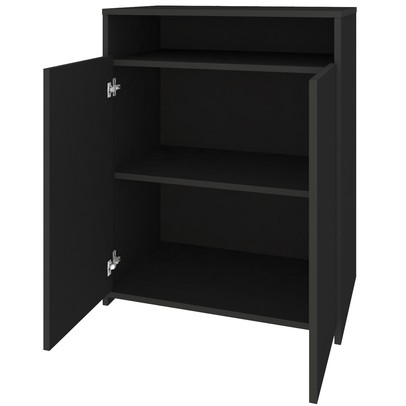 Armário para Escritório Cool 2 Portas Preto - Artany