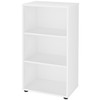 Estante para Livros Clean 2 Prateleiras Branco 005319 - Artany