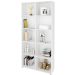 Estante para Livros Clean 8 Prateleiras Branco - Artany