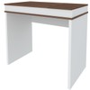 Mesa Escrivaninha Mind 2 Portas Ipê/Branco - Artany