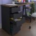 Mesa Escrivaninha Spirit Ii 5 Gavetas Nogal/Preto - Artany