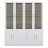 Estante para Livros 9 Portas 8 Prateleiras Branco 127612 - Foscarini