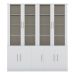 Estante para Livros 9 Portas 8 Prateleiras Branco 127612 - Foscarini