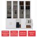 Estante para Livros 9 Portas 8 Prateleiras Branco 127612 - Foscarini
