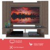 Painel para TV Até 32 Polegadas Magno 2 Nichos Marrom - Pnr Móveis