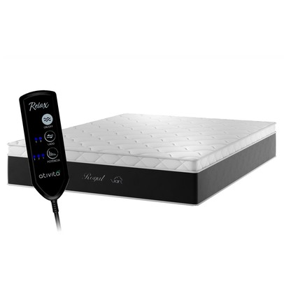 Colchão Queen Size Terapêutico com Massageador 1,58x1,98x33cm Royal Black - Vian