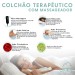 Colchão Queen Size Terapêutico com Massageador 1,58x1,98x33cm Royal Black - Vian