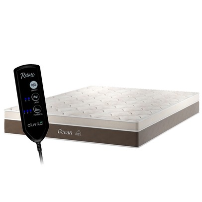 Colchão Queen Size Terapêutico com Massageador 1,58x1,98 Ocean Nude - Vian