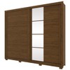Guarda-Roupa Casal Cairo Plus 2 Portas 4 Gavetas Castanho Hp - Bci Móveis