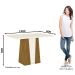 Mesa de Jantar 4 Lugares Keltin Nature/Off White/Linho - Bci Móveis