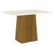 Mesa de Jantar 4 Lugares Keltin Nature/Off White/Linho - Bci Móveis