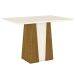Mesa de Jantar 6 Lugares Keltin Nature/Off Whitte/Linho - Bci Móveis
