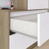 Quarto de Bebê Completo Thaiany 2 Portas 6 Gavetas Ie02 Rústico/Branco - Bci Móveis