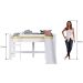 Cama Infantil com Escorregador Bb1001 Branco - Completa Móveis