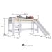 Cama Infantil com Escorregador Bb1001 Branco - Completa Móveis