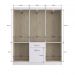 Guarda-Roupa Casal Marbella 6 Portas 2 Gavetas 5806 Amarula - Doripel