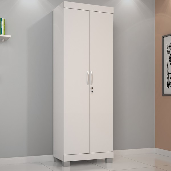 Armário Multiuso Mucuri 2 Portas Branco - Jcm Móveis