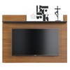 Painel para TV Até 55 Polegadas Maia Noce Milano/Preto Fosco - Colibri