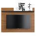 Painel para TV Até 55 Polegadas Maia Noce Milano/Preto Fosco - Colibri