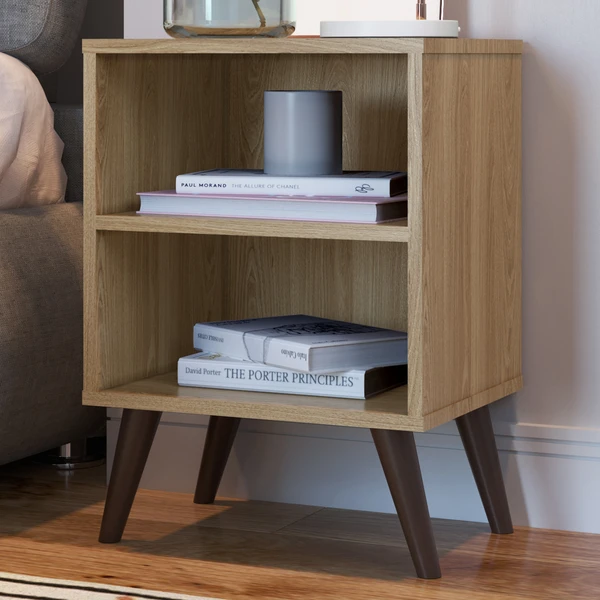 Mesa de Cabeceira 1 Prateleira Cb200 Oak - Completa Móveis