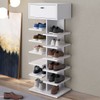 Sapateira 1 Gaveta 10 Prateleiras Sp010 Branco - Completa Móveis