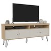 Rack para TV Até 60 Polegadas Liberty 4 Portas Carvalho/Off White - Artely