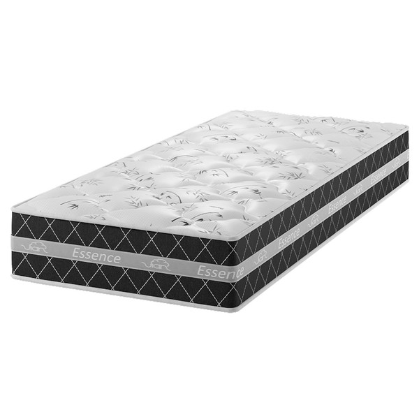 Colchão Solteiro de Espuma Ortopédico D-28 Essence 0,88x1,88x23cm Xadrez Preto - Vian