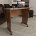 Mesa para Computador Scott Multiuso Dobrável com Rodízio Amêndoa - Pnr Móveis