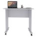 Mesa para Computador Scott Multiuso Dobrável com Rodízio Branco - Pnr Móveis
