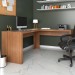 Mesa para Escritório Angular França Amêndoa - Pnr Móveis